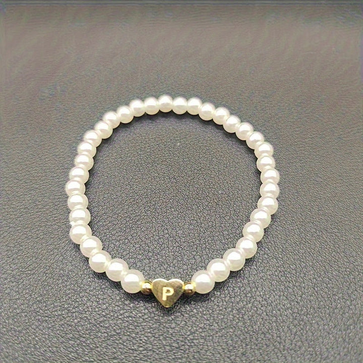 Abigail | Heart Initial Bracelet (A–Z)