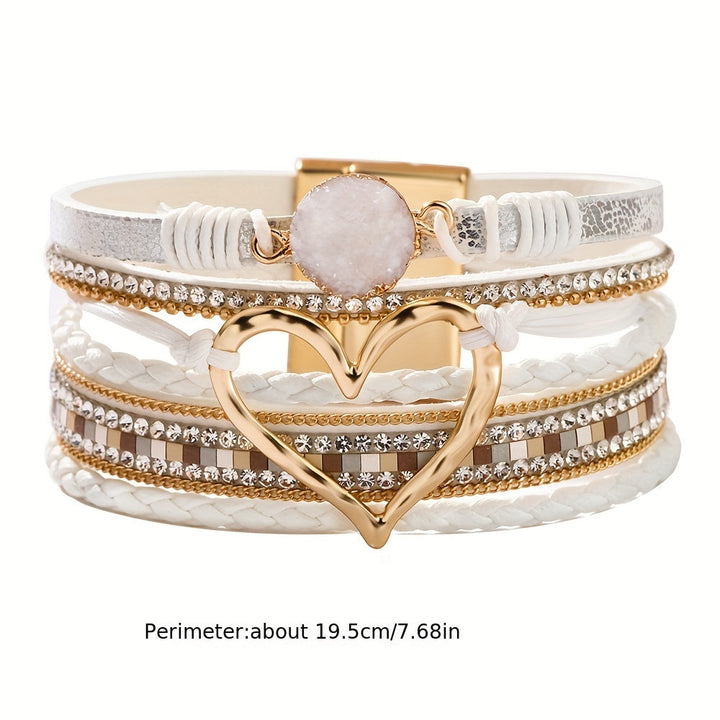 Bronwen | Bohemian Layered Leather Bracelet