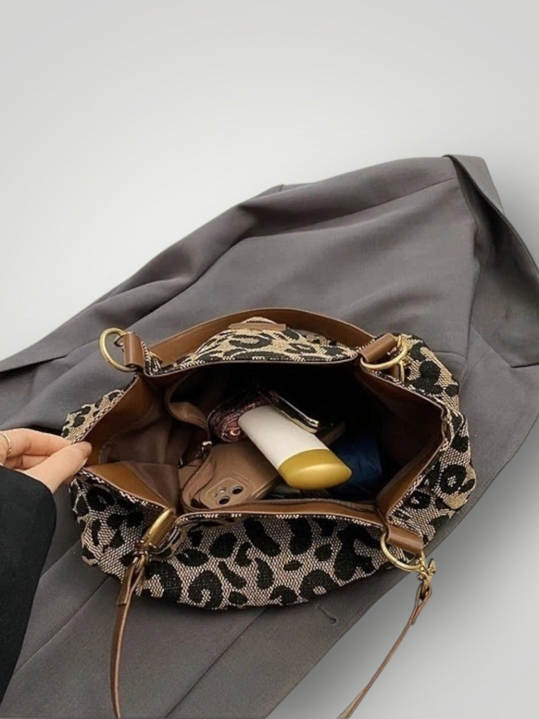 Leopard Print Tote Bag