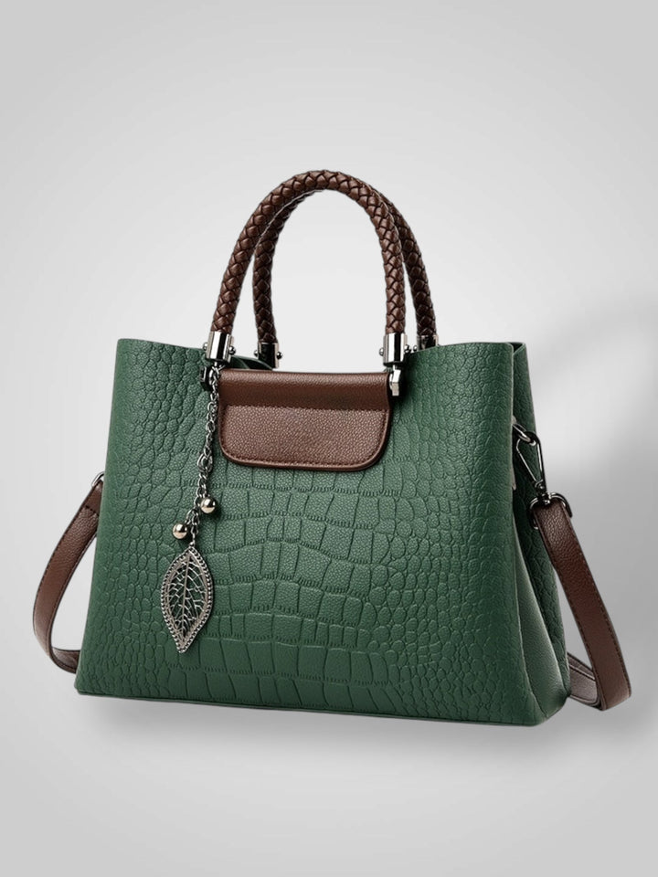 Faux Leather Bag with Adjustable Strap