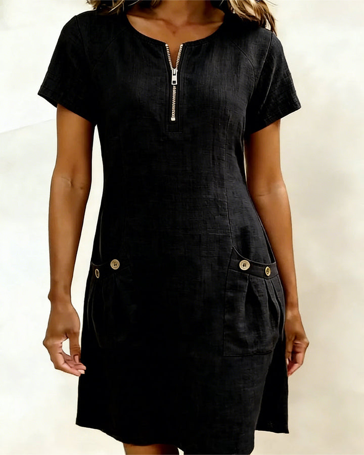 Wren | Relaxed A-Line Midi Dress