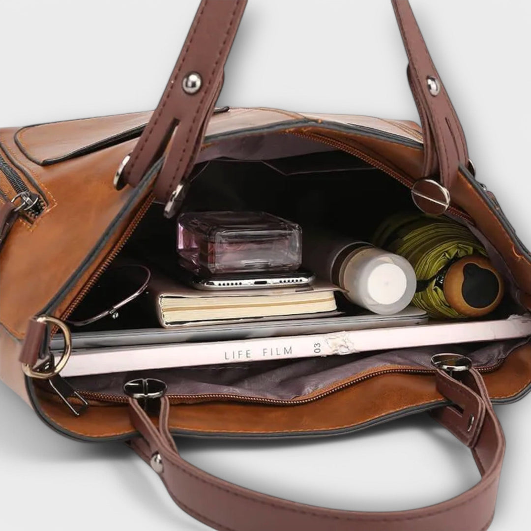 Minimalist Structured Leather Handbag
