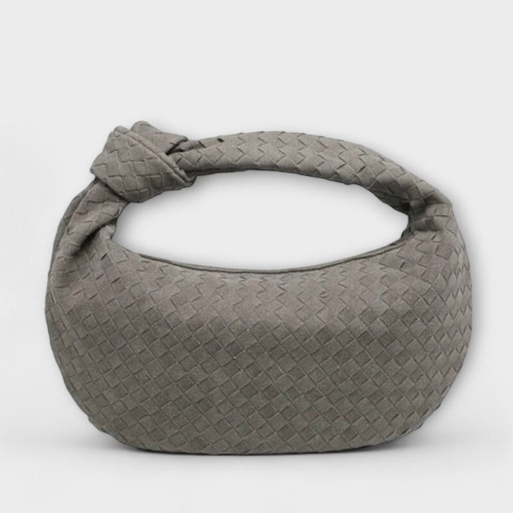 Large Woven Bag with Knot Detail