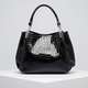 BRIDIE | CROCODILE-EMBOSSED SHOULDER BAG