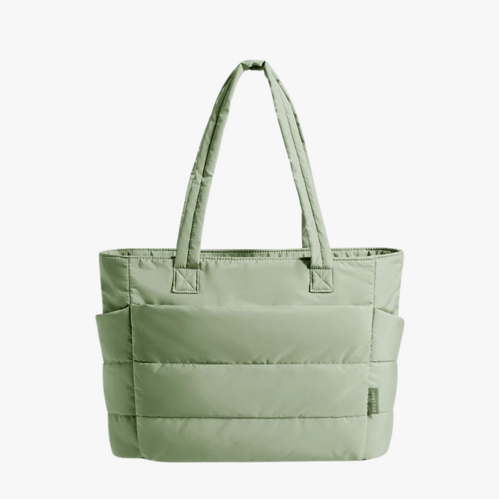 Puffer-Style Tote Bag