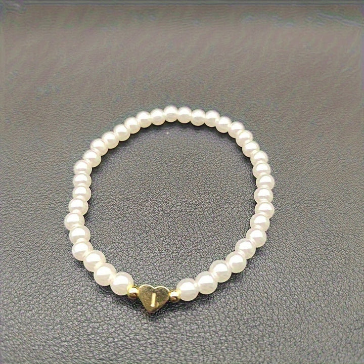Abigail | Heart Initial Bracelet (A–Z)