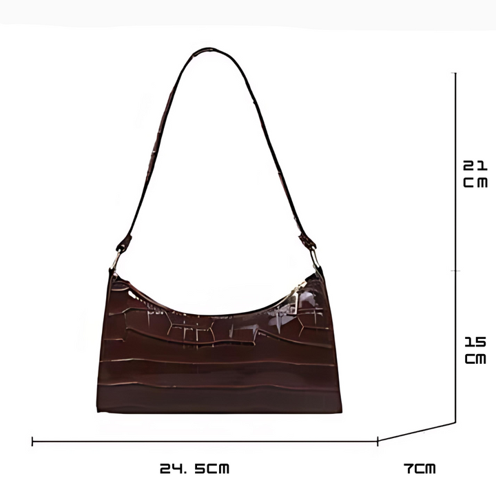 Everyday Leather Bag with Sturdy Handles