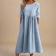 SAOIRSE | LINEN-BLEND SUMMER DRESS WITH POCKETS