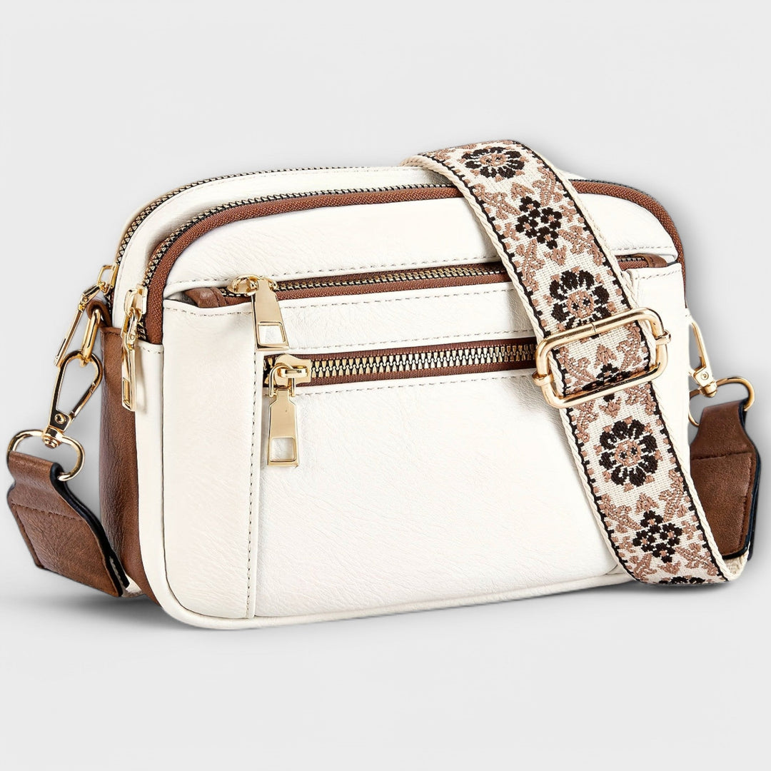 Retro Faux Leather Crossbody Bag