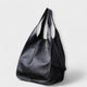 Oversized Faux Leather Weekend Bag