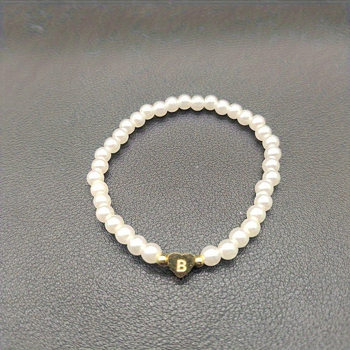 Abigail | Heart Initial Bracelet (A–Z)