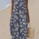 RAGHNAILT | VINTAGE FLORAL SLEEVELESS MIDI DRESS