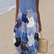 ÉABHA | CAT PATCHWORK ART MIDI DRESS