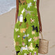 DAMHNAIT | ARTISTIC DOG PRINT MIDI DRESS