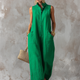 NIAMH | MINIMALIST SLEEVELESS STAND-COLLAR JUMPSUIT