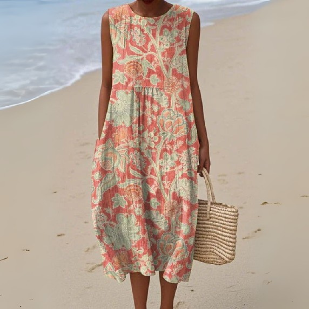 ELLIS | VINTAGE FLORAL PRINT DRESS