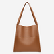 Structured Leather Shoulder Bag