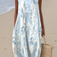 LIADAINE | BOTANICAL LEAF MIDI DRESS