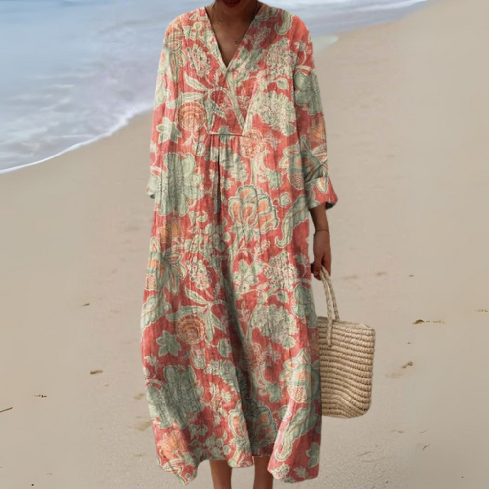 ELLIS | VINTAGE FLORAL PRINT DRESS