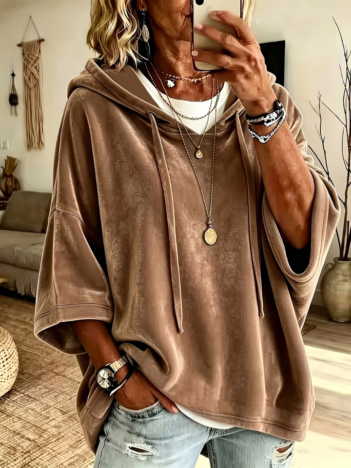 Luana | Luxe Velour Oversized Hoodie