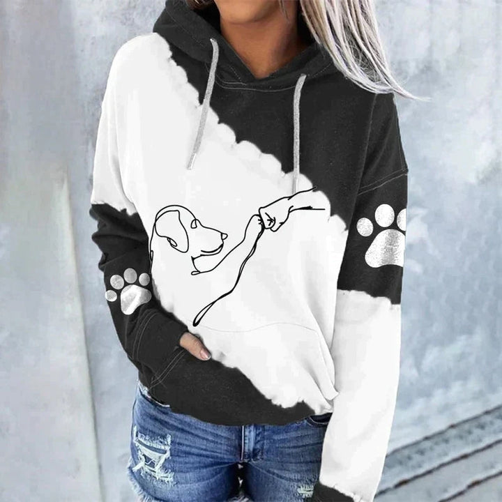 Hooded Long Sleeve Dog Jumper