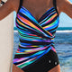 CLÍODHNA | COLOURFUL WRAP SWIMSUIT