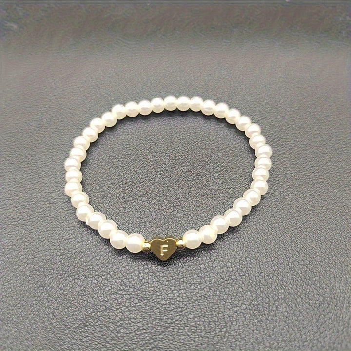 Abigail | Heart Initial Bracelet (A–Z)