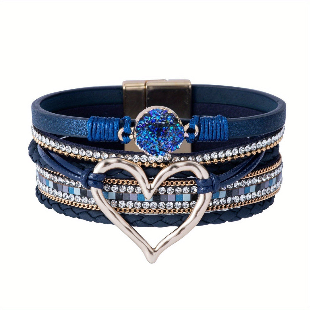 Bronwen | Bohemian Layered Leather Bracelet