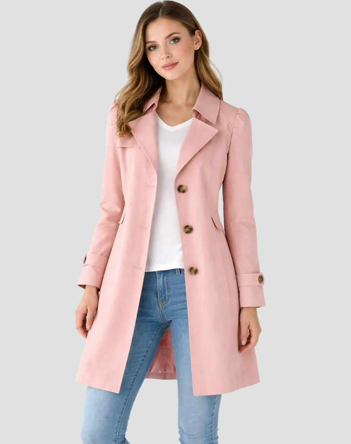 ELEANOR | Slim-Fit Classic Trench Coat