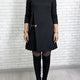 Dorothy | Asymmetric Pleated Mini Dress