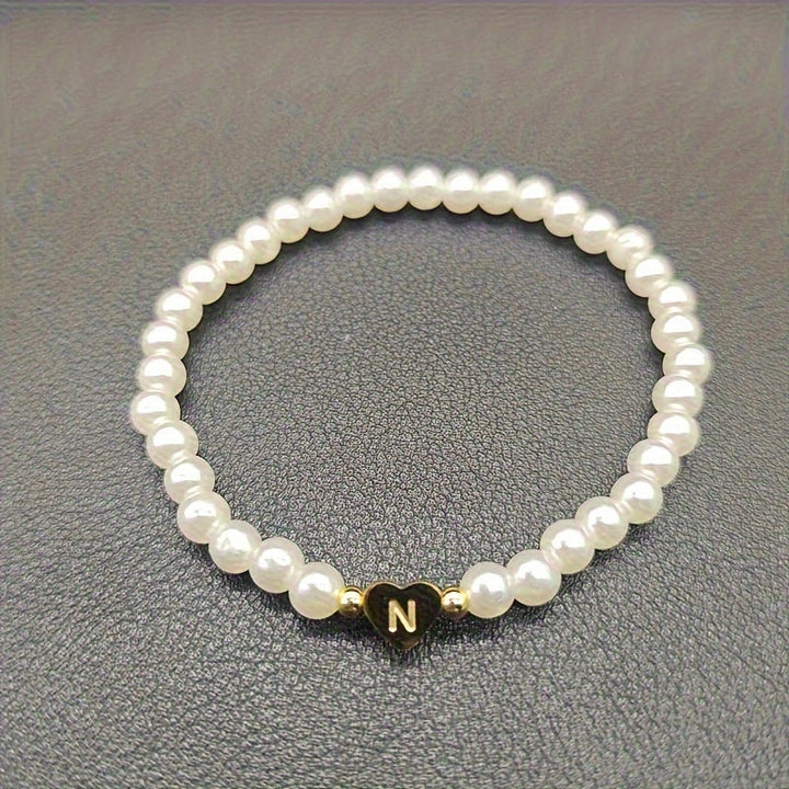 Abigail | Heart Initial Bracelet (A–Z)