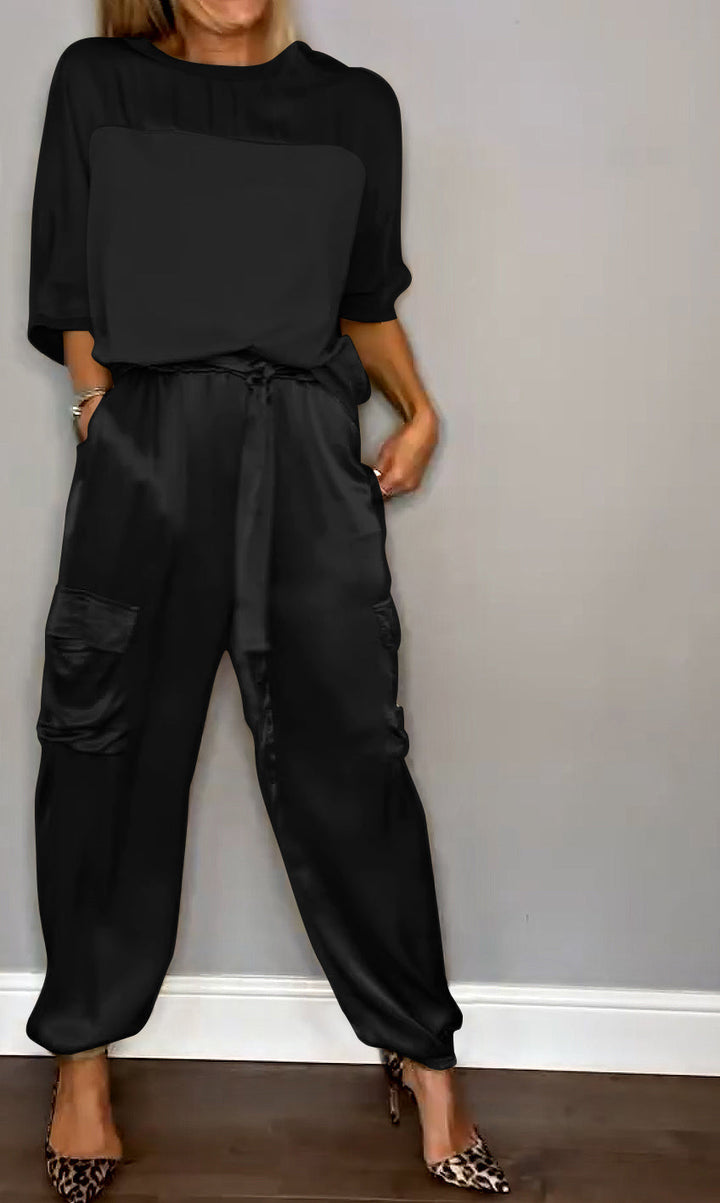 Doris | Satin Elegance Co-Ord Set