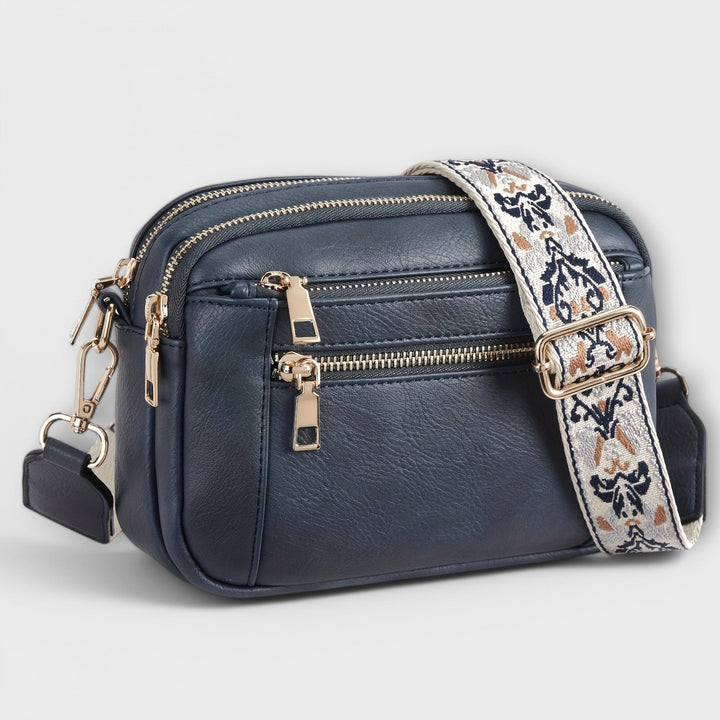 Retro Faux Leather Crossbody Bag