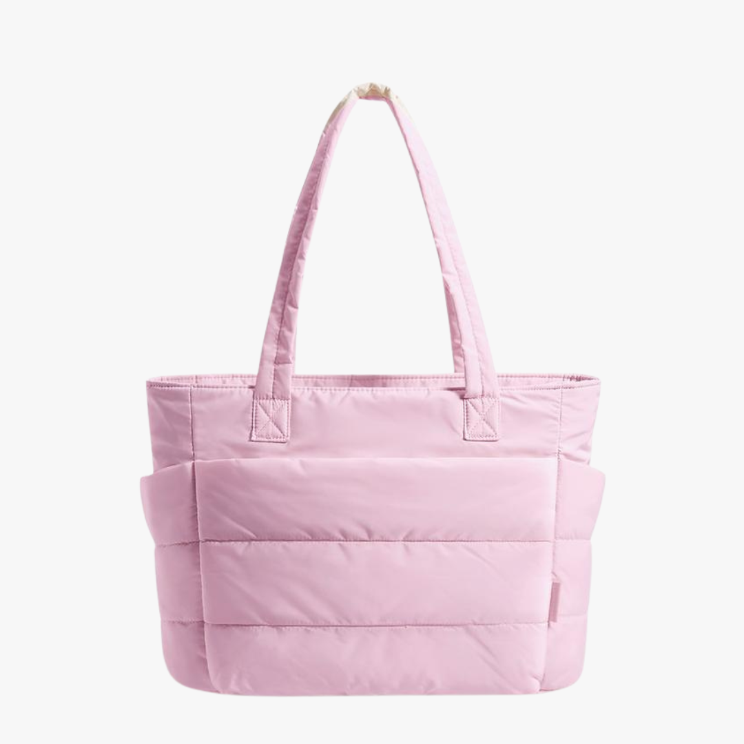 Puffer-Style Tote Bag