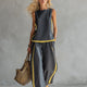 LAOISE | ELEGANT LINEN BLEND TROUSER SET