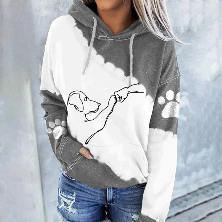Hooded Long Sleeve Dog Jumper
