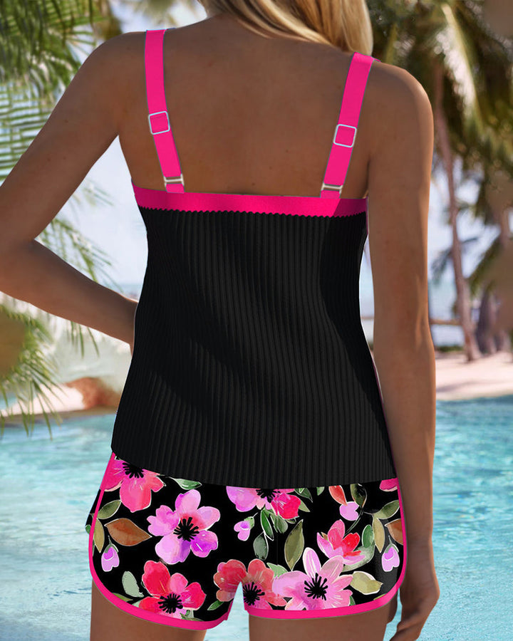CATHERINE | ELEGANT TWO-PIECE TANKINI SET