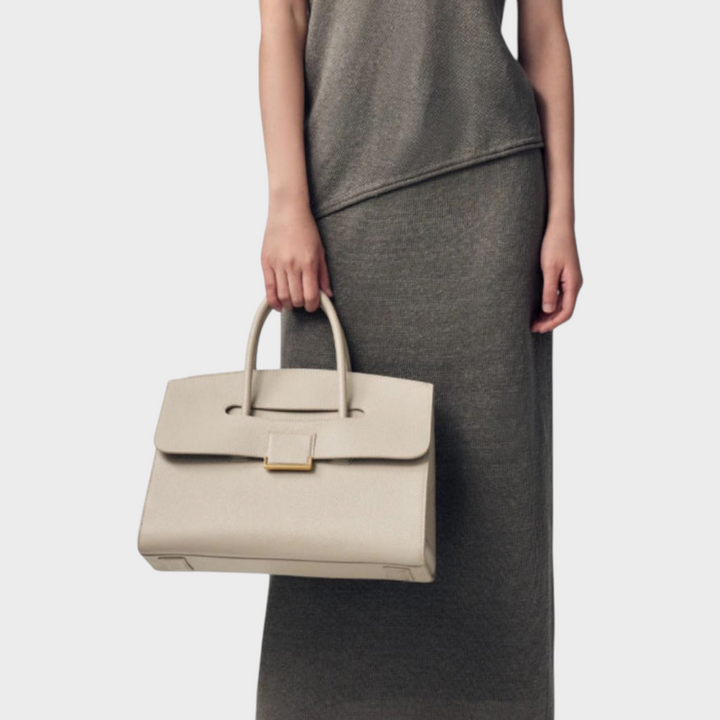 Hand-Stitched European Leather Handbag