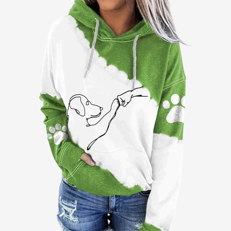 Hooded Long Sleeve Dog Jumper