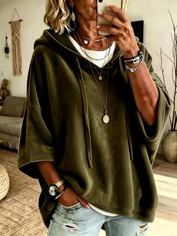Luana | Luxe Velour Oversized Hoodie