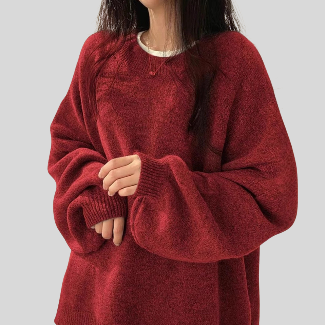 Womens Knitted Oversized Jumper