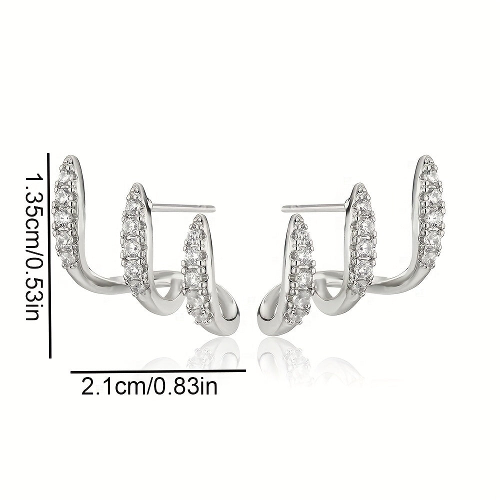Tamsin | Triple Earrings