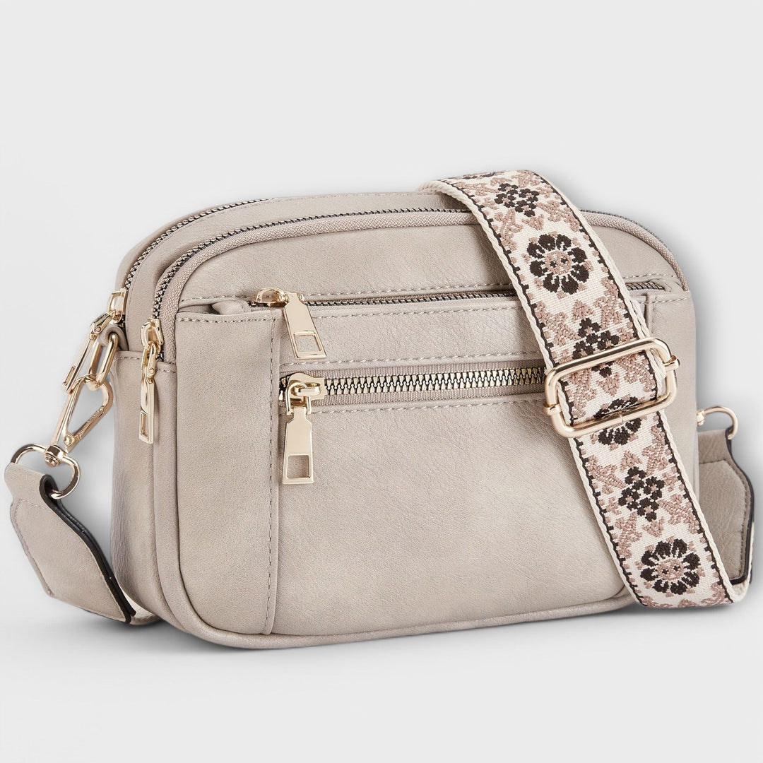 Retro Faux Leather Crossbody Bag