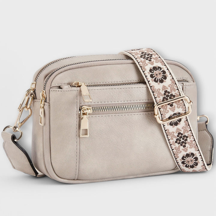 Retro Faux Leather Crossbody Bag