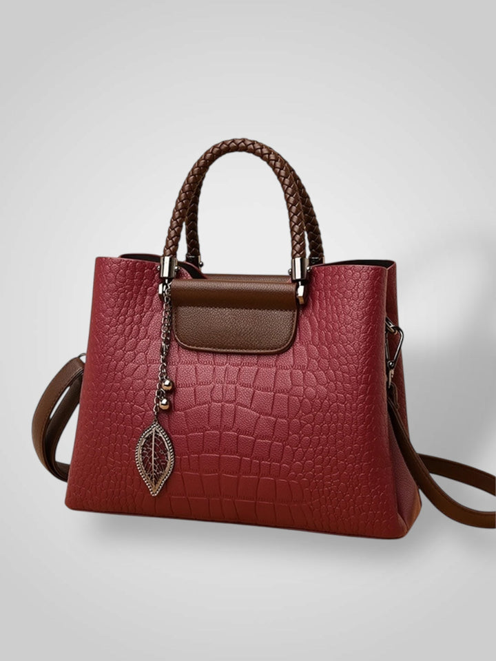 Faux Leather Bag with Adjustable Strap