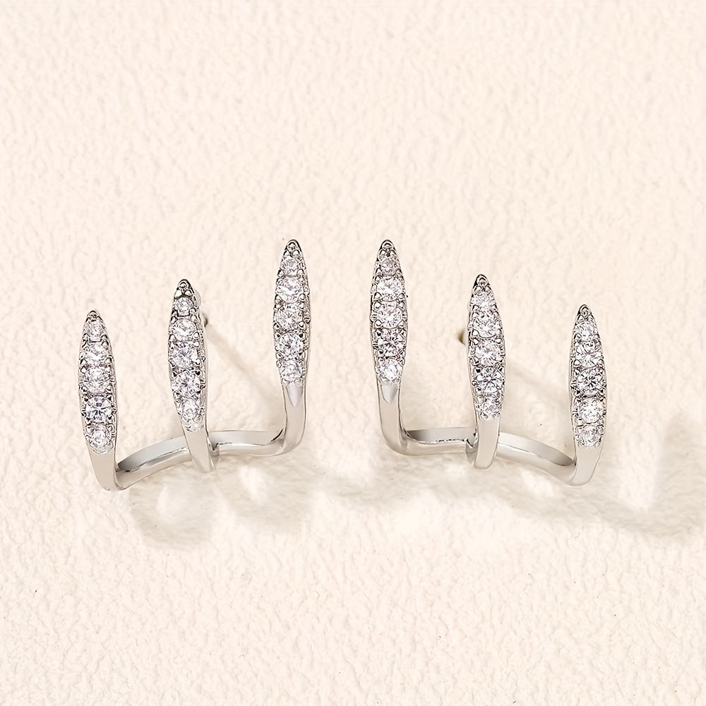 Tamsin | Triple Earrings
