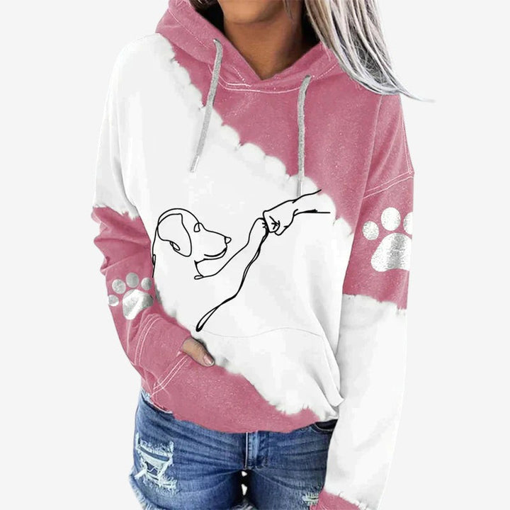 Hooded Long Sleeve Dog Jumper