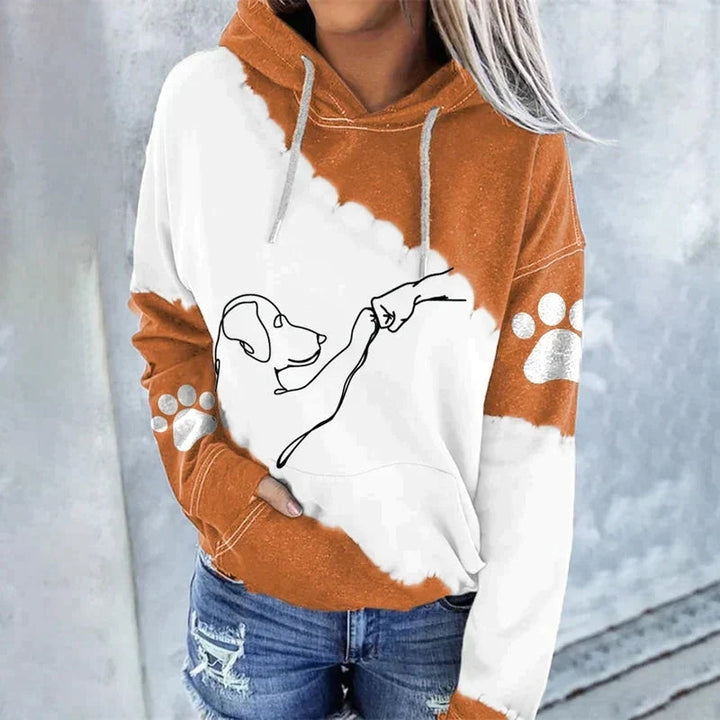 Hooded Long Sleeve Dog Jumper