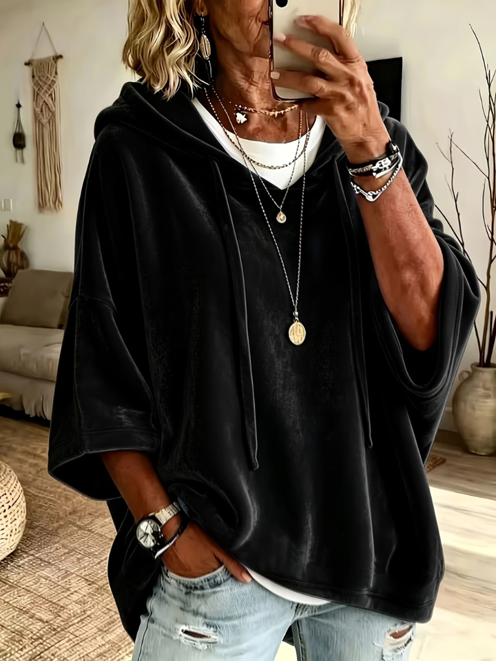 Luana | Luxe Velour Oversized Hoodie