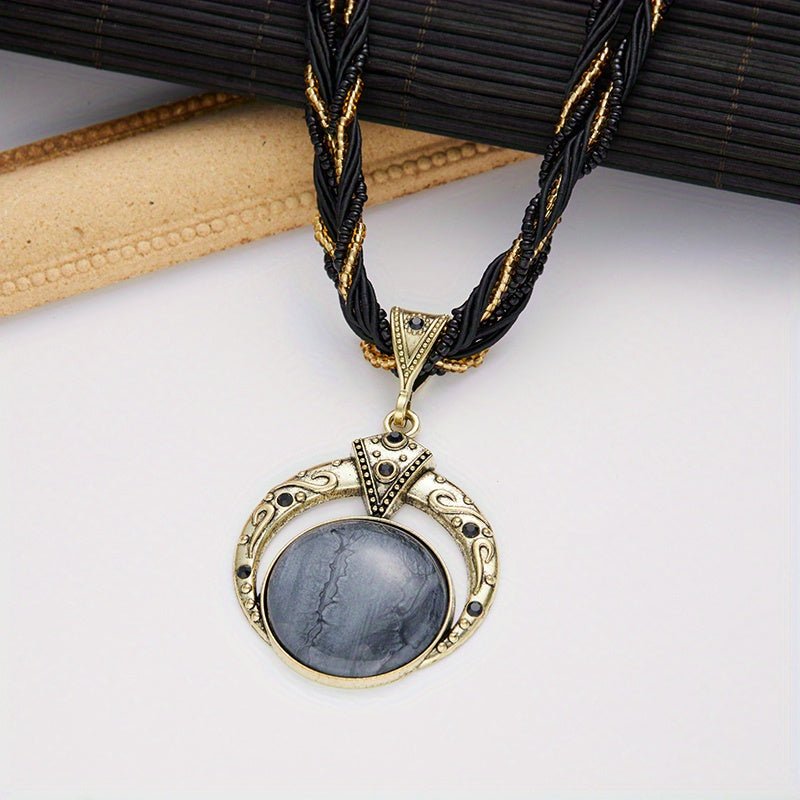 Saskia | Bohemian Pendant Necklace